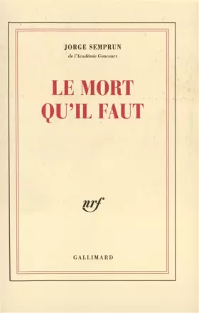 Couverture du produit · Le mort qu'il faut
