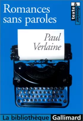 Couverture du produit · Romances sans paroles