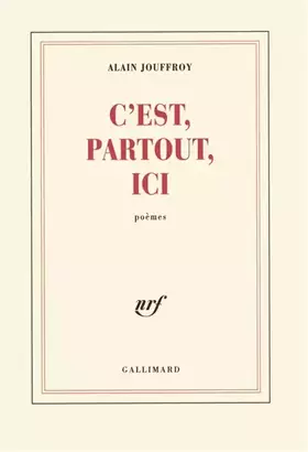 Couverture du produit · C'est, partout, ici