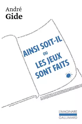 Couverture du produit · Ainsi soit-il ou Les jeux sont faits