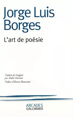 Couverture du produit · L'Art de poésie