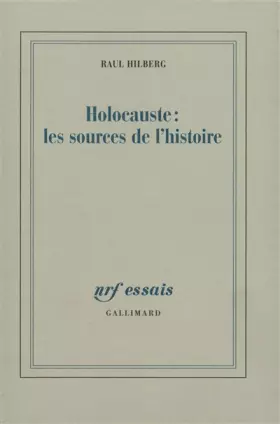 Couverture du produit · Holocauste : Les Sources d'une histoire
