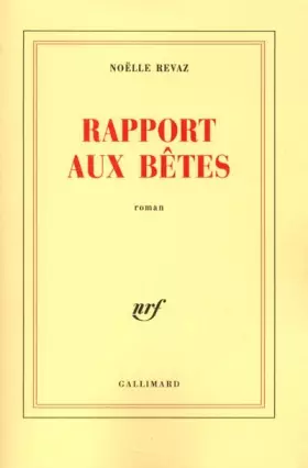 Couverture du produit · Rapport aux bêtes