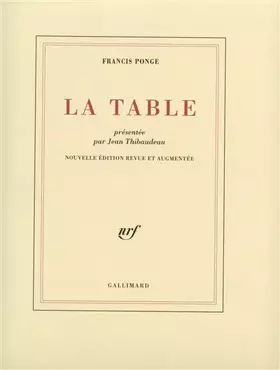 Couverture du produit · La Table