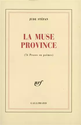 Couverture du produit · La Muse province