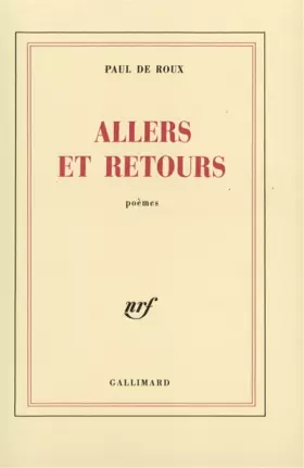 Couverture du produit · Allers et retours