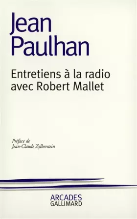 Couverture du produit · Entretiens à la radio avec Robert Mallet