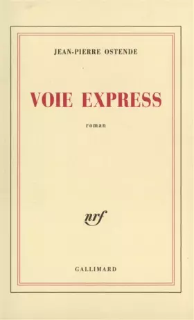 Couverture du produit · Voie express