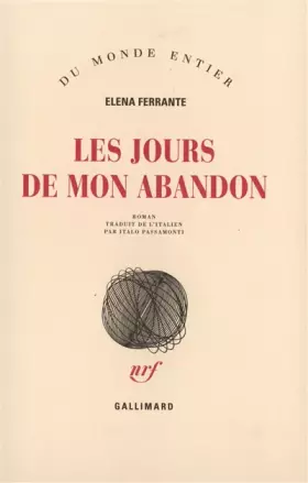 Couverture du produit · Les Jours de mon abandon