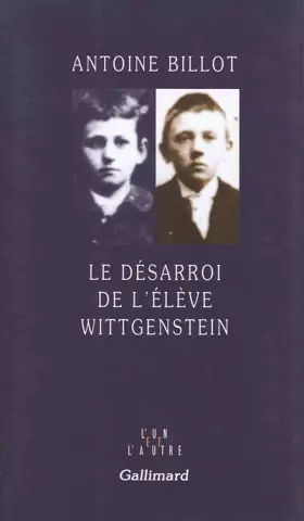 Couverture du produit · Le Désarroi de l'élève Wittgenstein