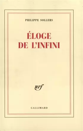 Couverture du produit · Eloge de l'infini