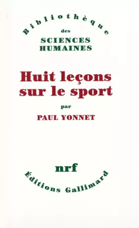 Couverture du produit · Huit Leçons sur le sport