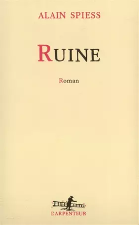Couverture du produit · Ruine