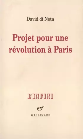 Couverture du produit · Projet pour une révolution à Paris