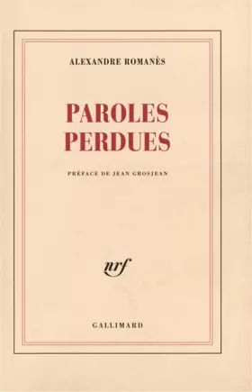 Couverture du produit · Paroles perdues
