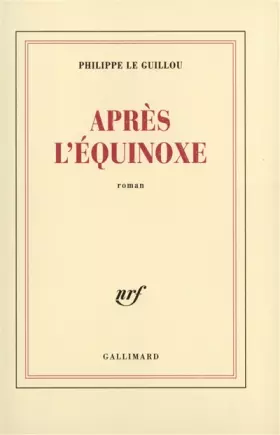 Couverture du produit · Après l'équinoxe