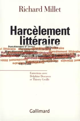 Couverture du produit · Harcèlement littéraire