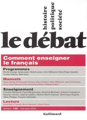 Couverture du produit · Le Débat