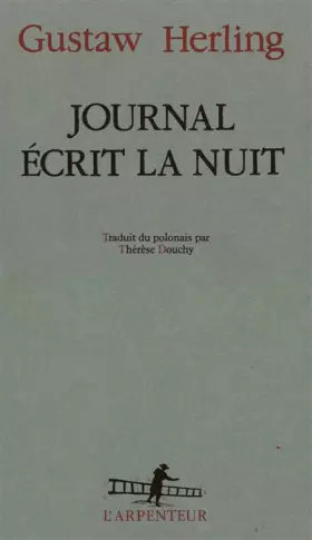 Couverture du produit · Journal écrit la nuit
