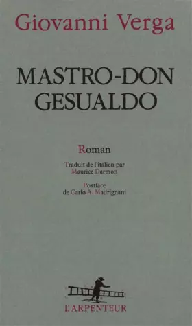 Couverture du produit · Mastro-Don Gesualdo