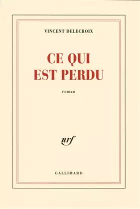 Couverture du produit · Ce qui est perdu