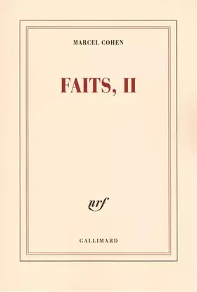 Couverture du produit · Faits, II