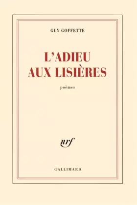 Couverture du produit · L'adieu aux lisières