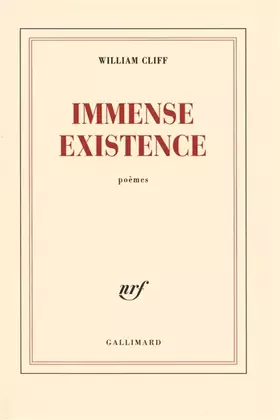 Couverture du produit · Immense existence