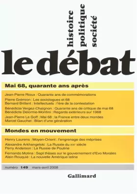 Couverture du produit · Le Débat