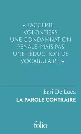 Couverture du produit · La parole contraire
