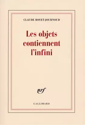 Couverture du produit · Les objets contiennent l'infini