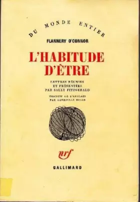 Couverture du produit · L'Habitude d'être