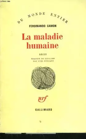 Couverture du produit · La Maladie humaine : Récit
