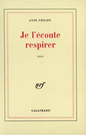 Couverture du produit · Je l'écoute respirer