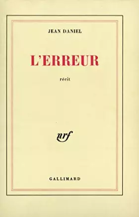 Couverture du produit · L'erreur ou La seconde vie de Sylvain Regard