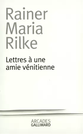 Couverture du produit · Lettres à une amie vénitienne