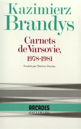 Couverture du produit · Carnets de Varsovie, 1978-1981