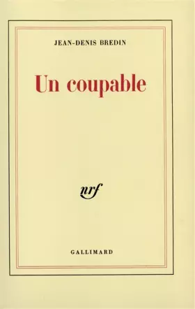 Couverture du produit · Un coupable