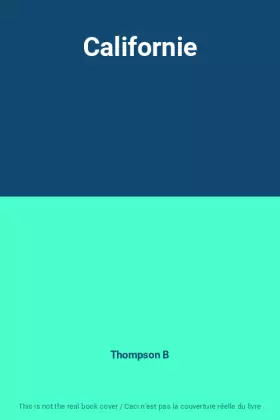Couverture du produit · Californie