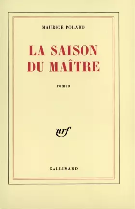 Couverture du produit · La saison du maître
