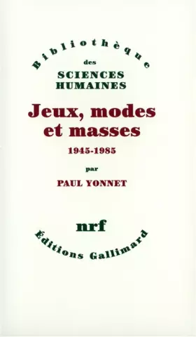Couverture du produit · Jeux, modes et masses