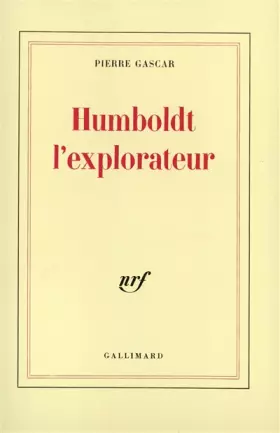 Couverture du produit · Humboldt l'explorateur