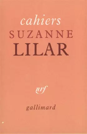 Couverture du produit · Cahiers Suzanne Lilar