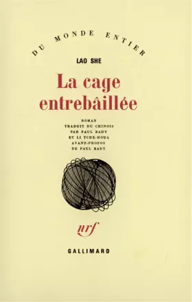 Couverture du produit · La Cage entrebaillée