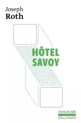 Couverture du produit · Hôtel Savoy