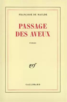 Couverture du produit · Passage des aveux