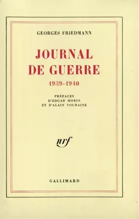 Couverture du produit · Journal de guerre: (1939-1940)