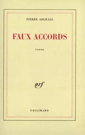 Couverture du produit · Faux accords