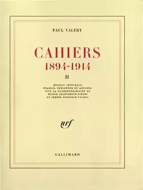 Couverture du produit · Cahiers (Tome 2): (1894-1914)