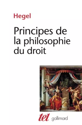 Couverture du produit · Principes de la philosophie du droit
